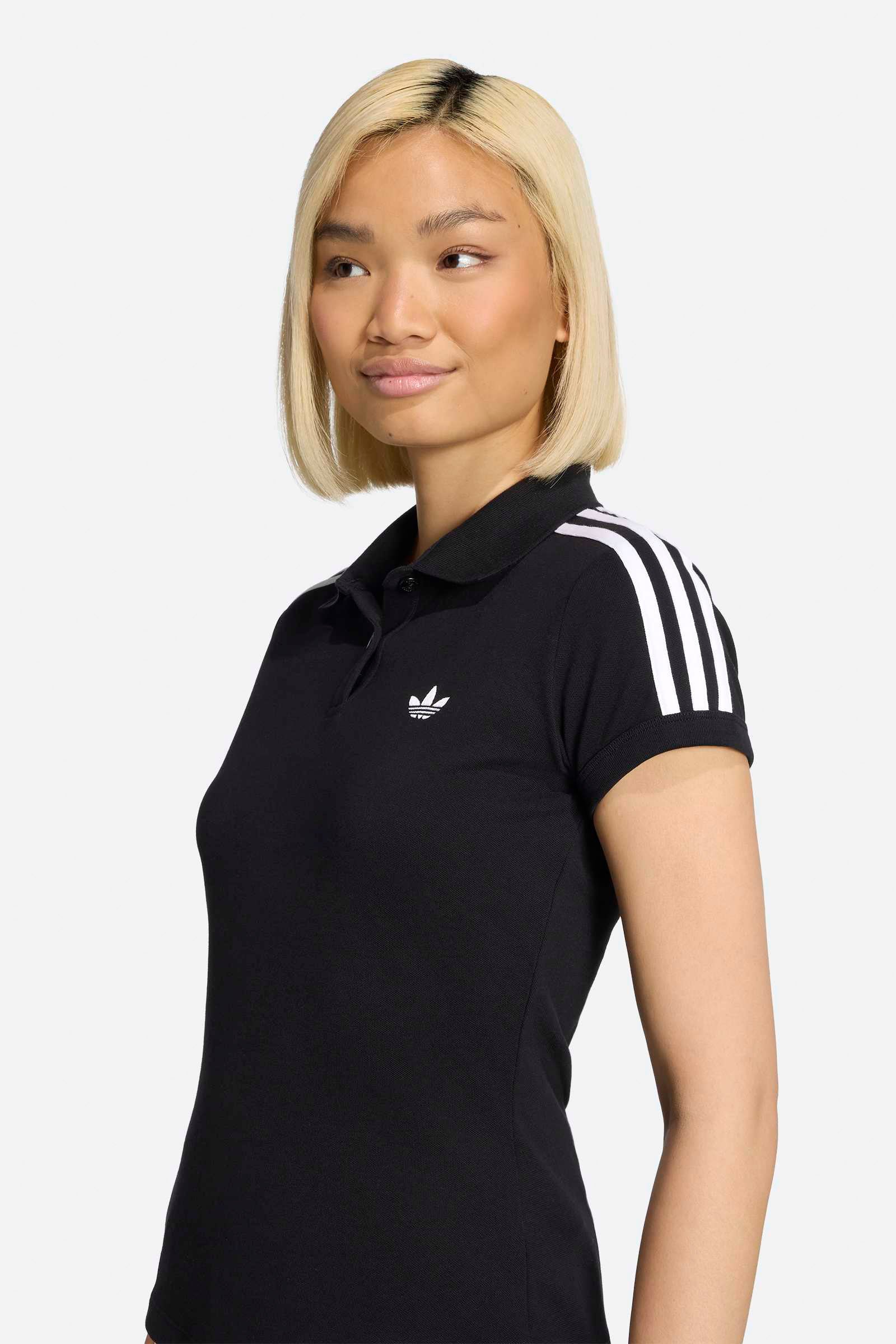 Poloshirt - Black + White