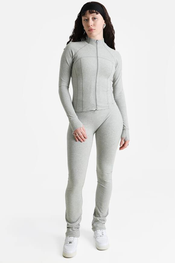 Sweatjacke - Grau Melange