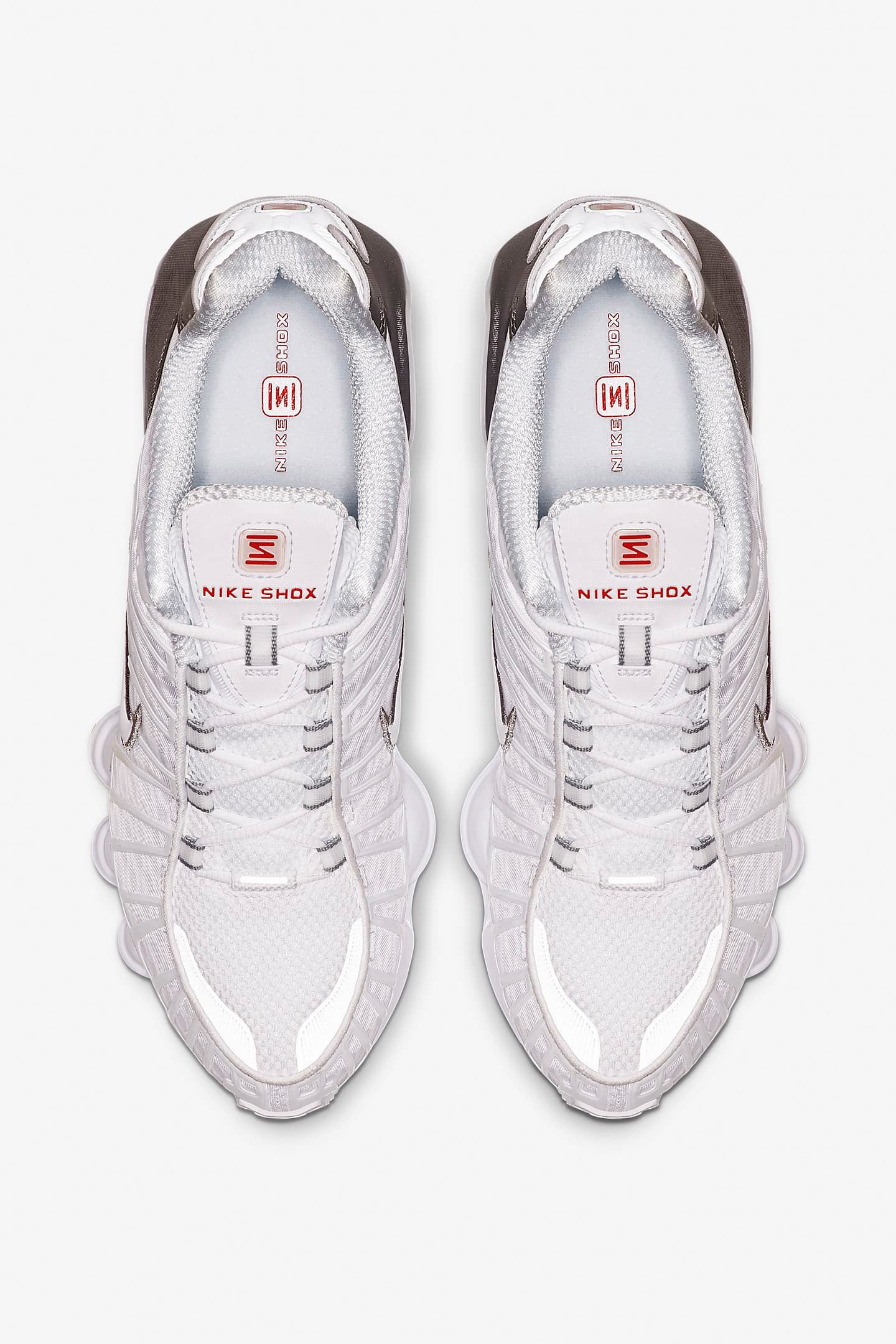 Shox TL Sneaker - White + Metallic Silver