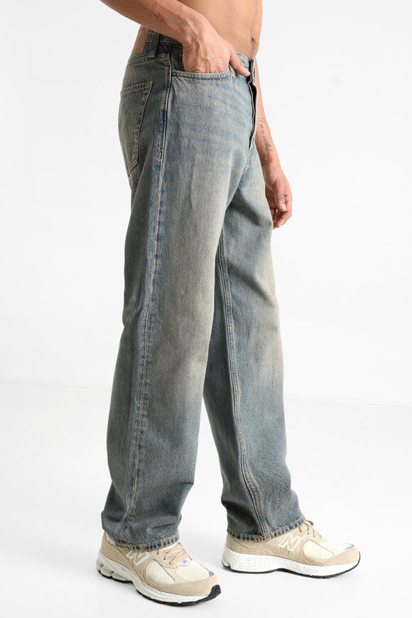 Alex Baggy Fit Jeans L32 - Blue + Brown