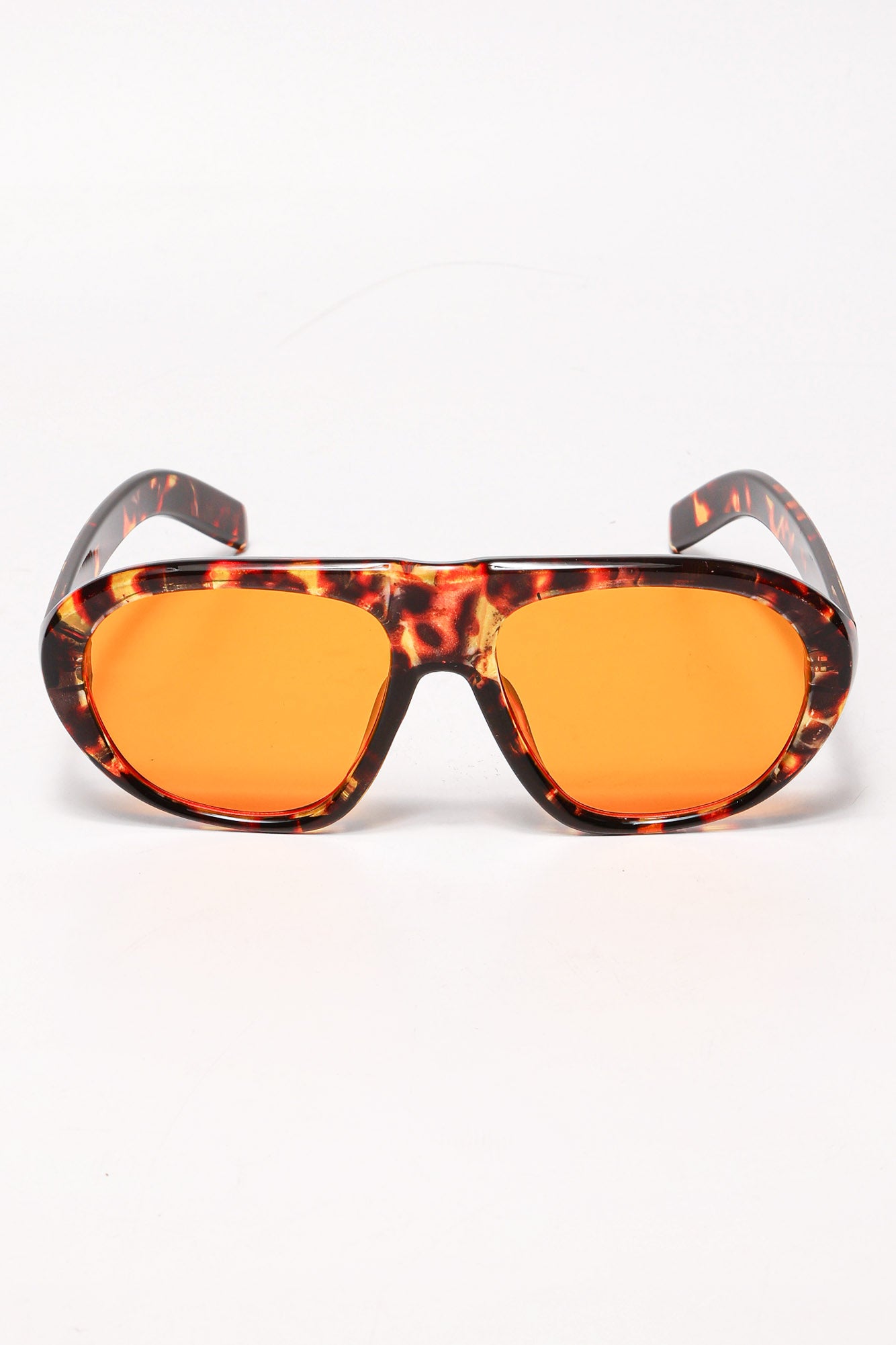 Brille - Leopard + Orange