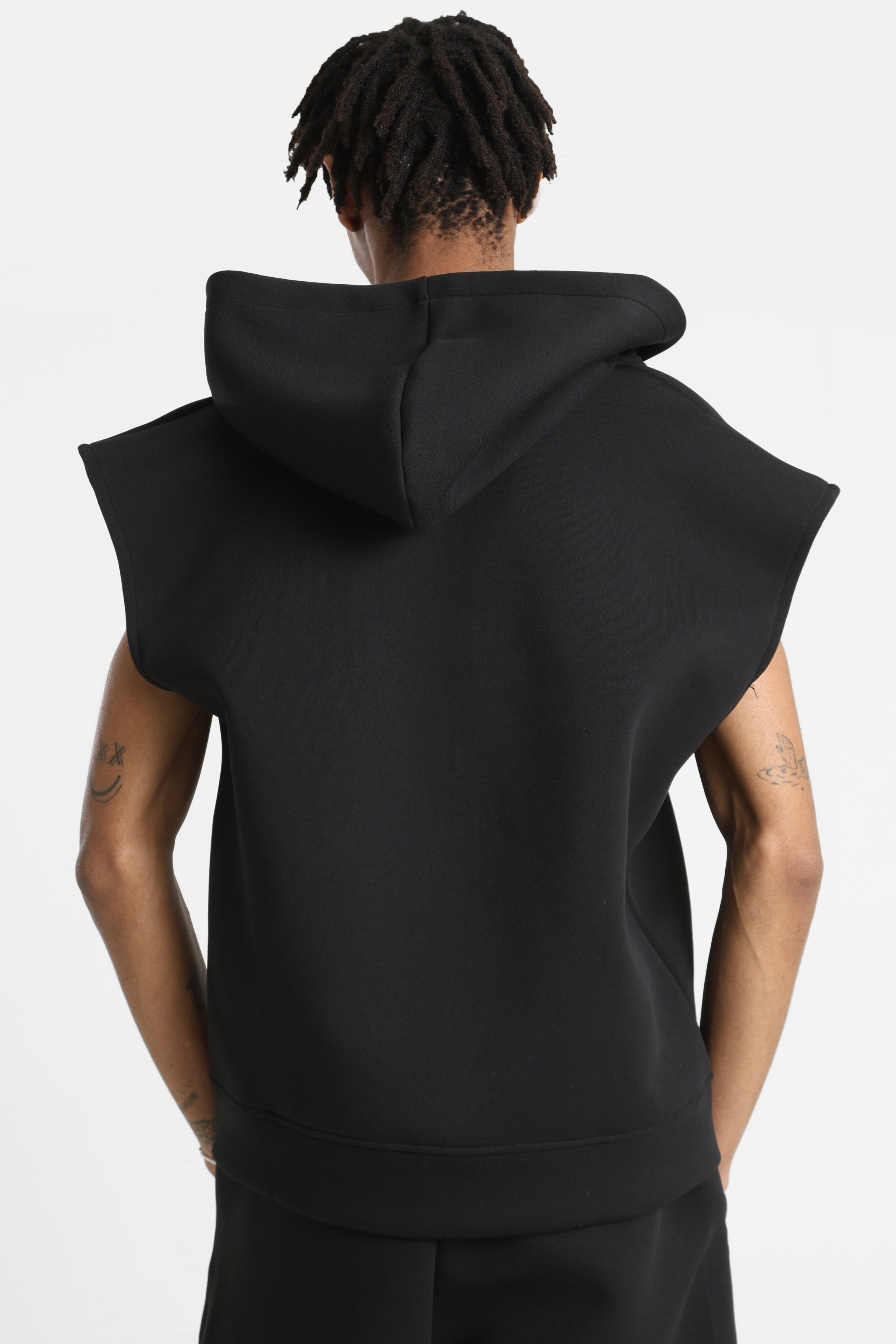 Sweatshirt vest - Black