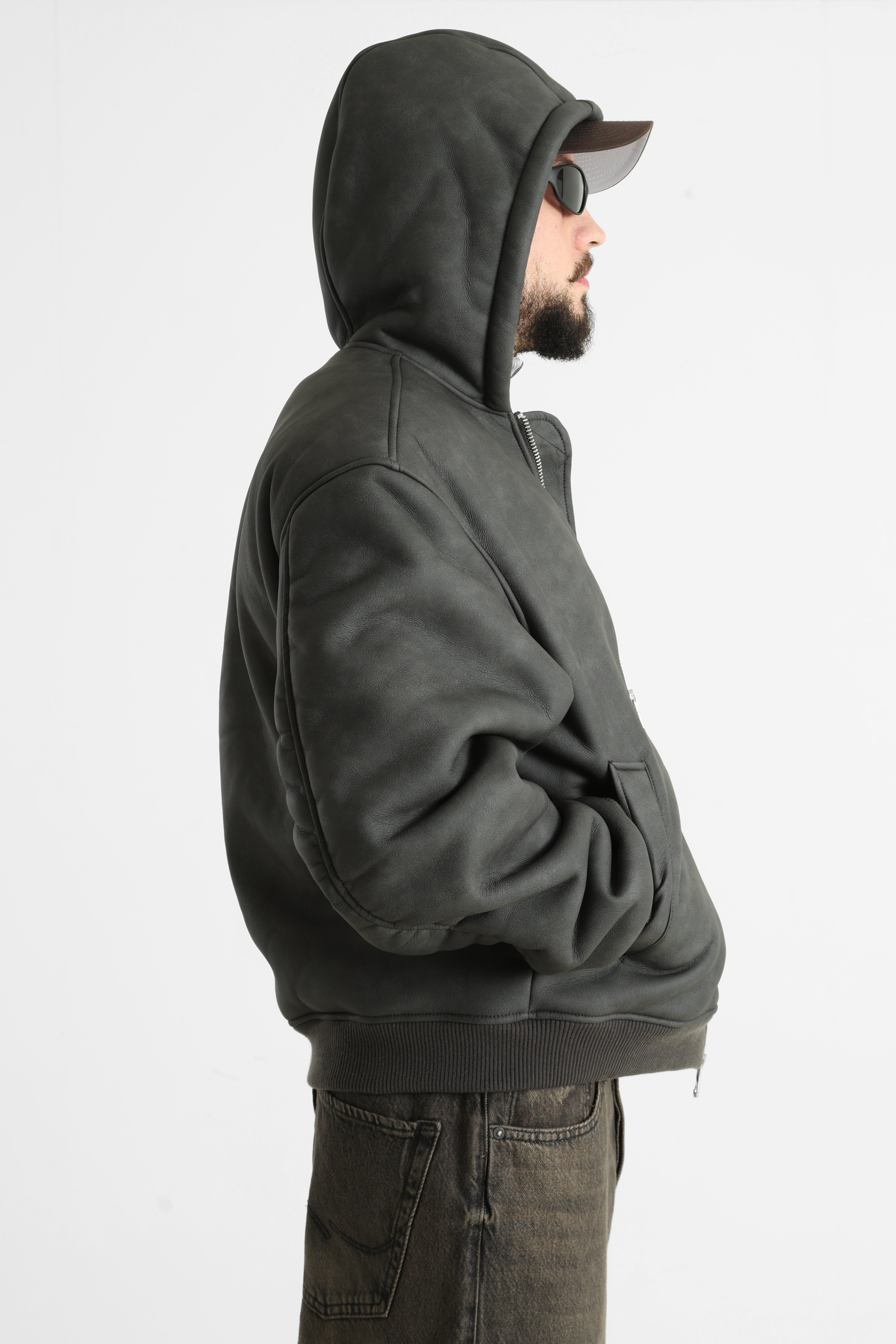JCOTAKEOFF veste bomber doublée - Anthracite