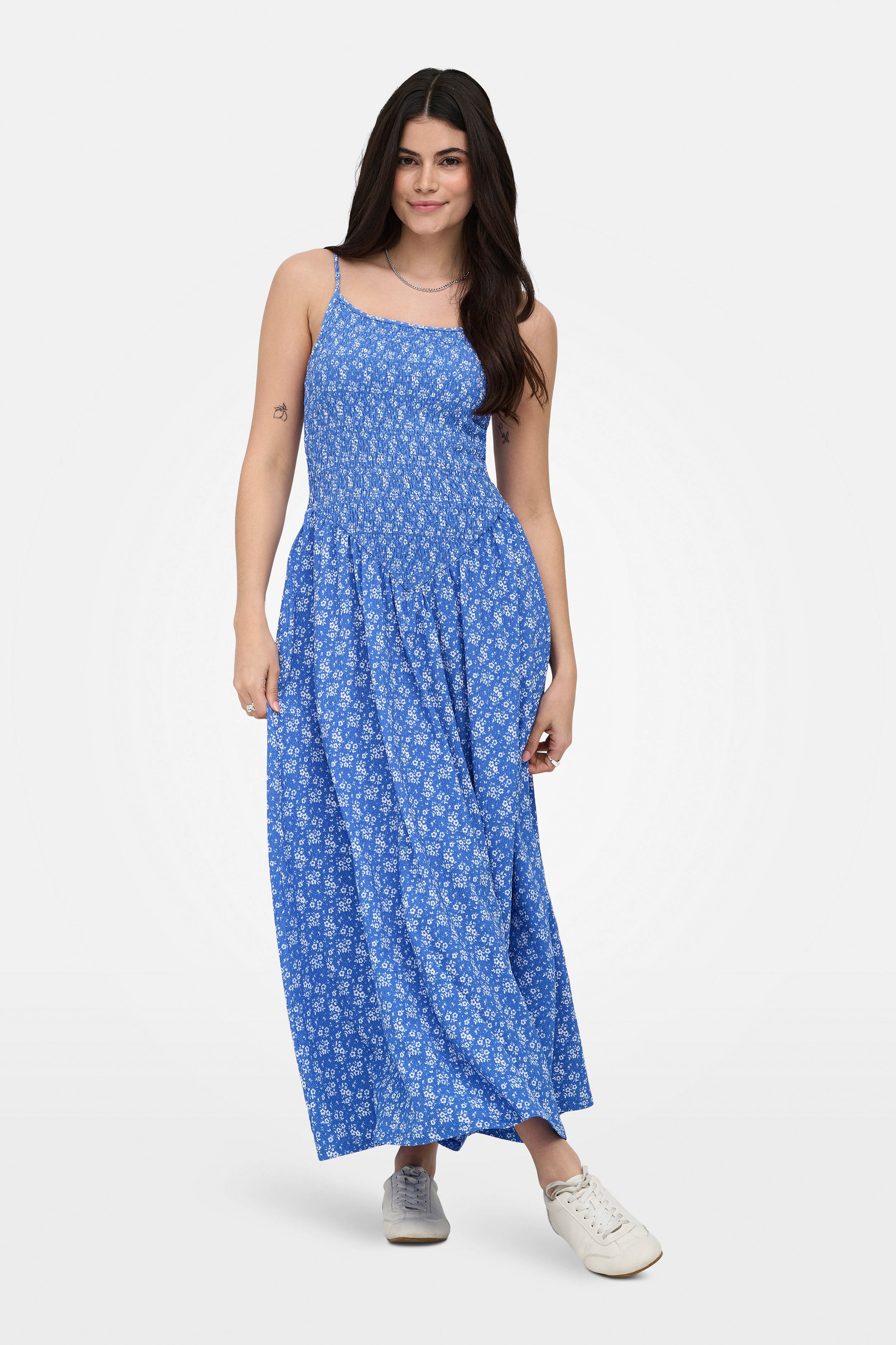 ONLMOLLY Strukturiertes Maxikleid - Ultramarine