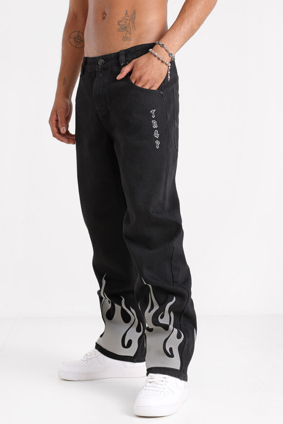 Regular Fit Jeans - Schwarz