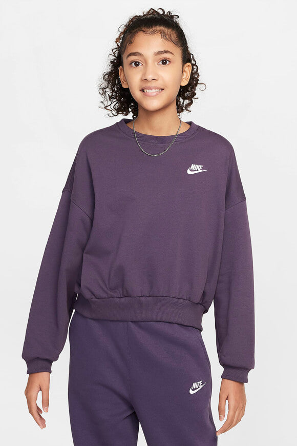 Sportswear Club Fleece Oversize Sweatshirt - Dark Raisin