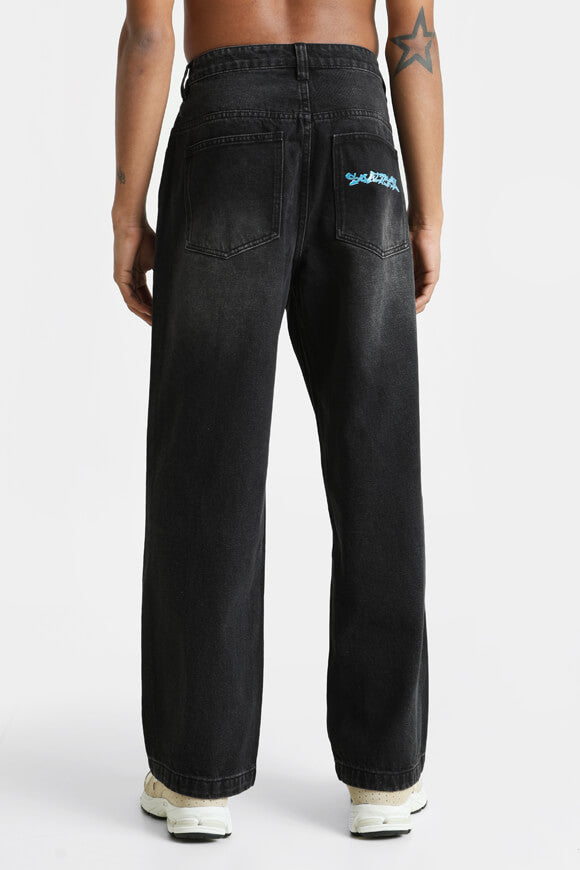 Baggy Fit Jeans - Schwarz