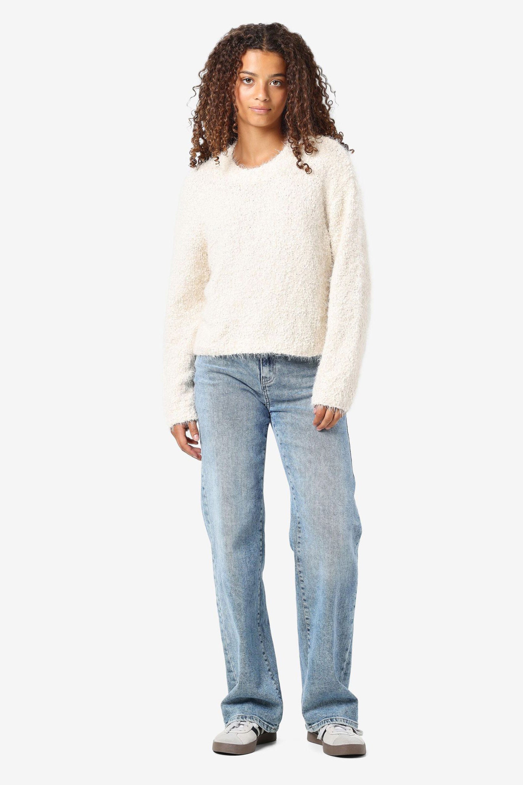 NMSASSY Maglia oversize in bouclé - Zabaione