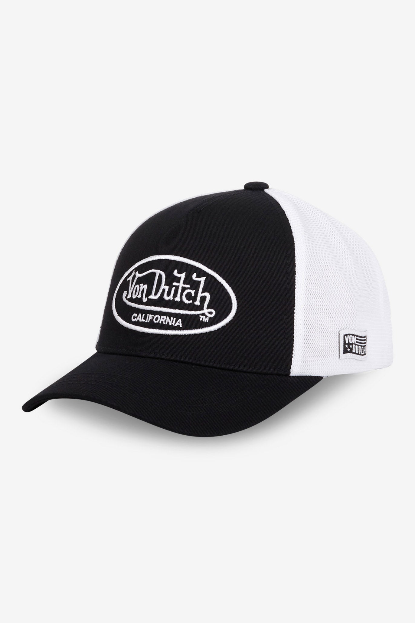Trucker Cap / Strapback - Black + White