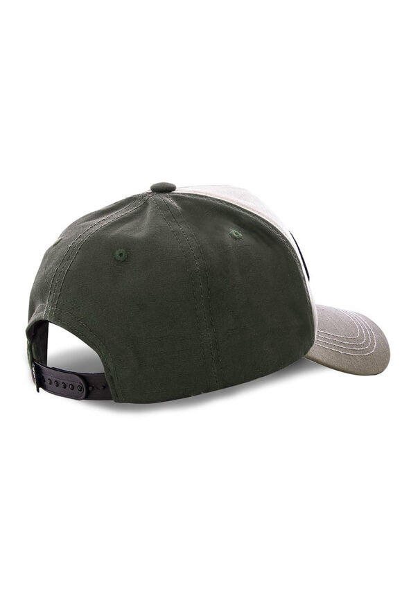 Snapback cap - Olive + Beige