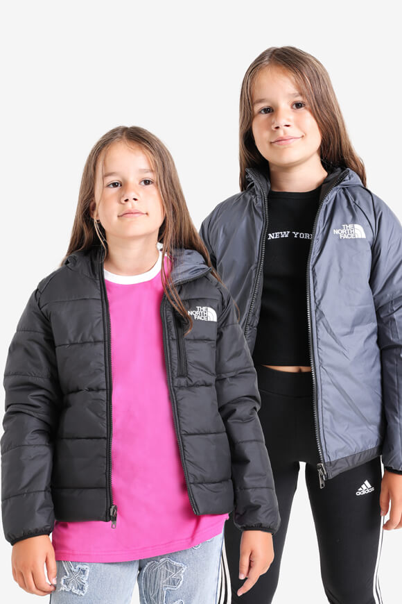 Perrito Leichte Wendejacke - Black + Dark Grey