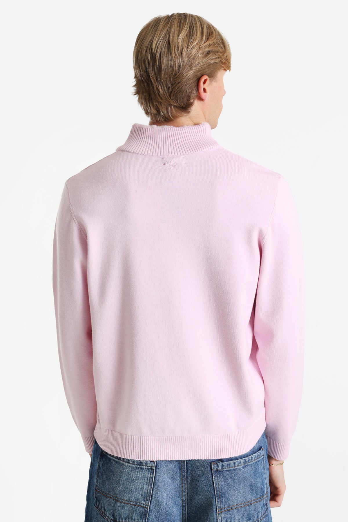 Pull en tricot - Rose clair