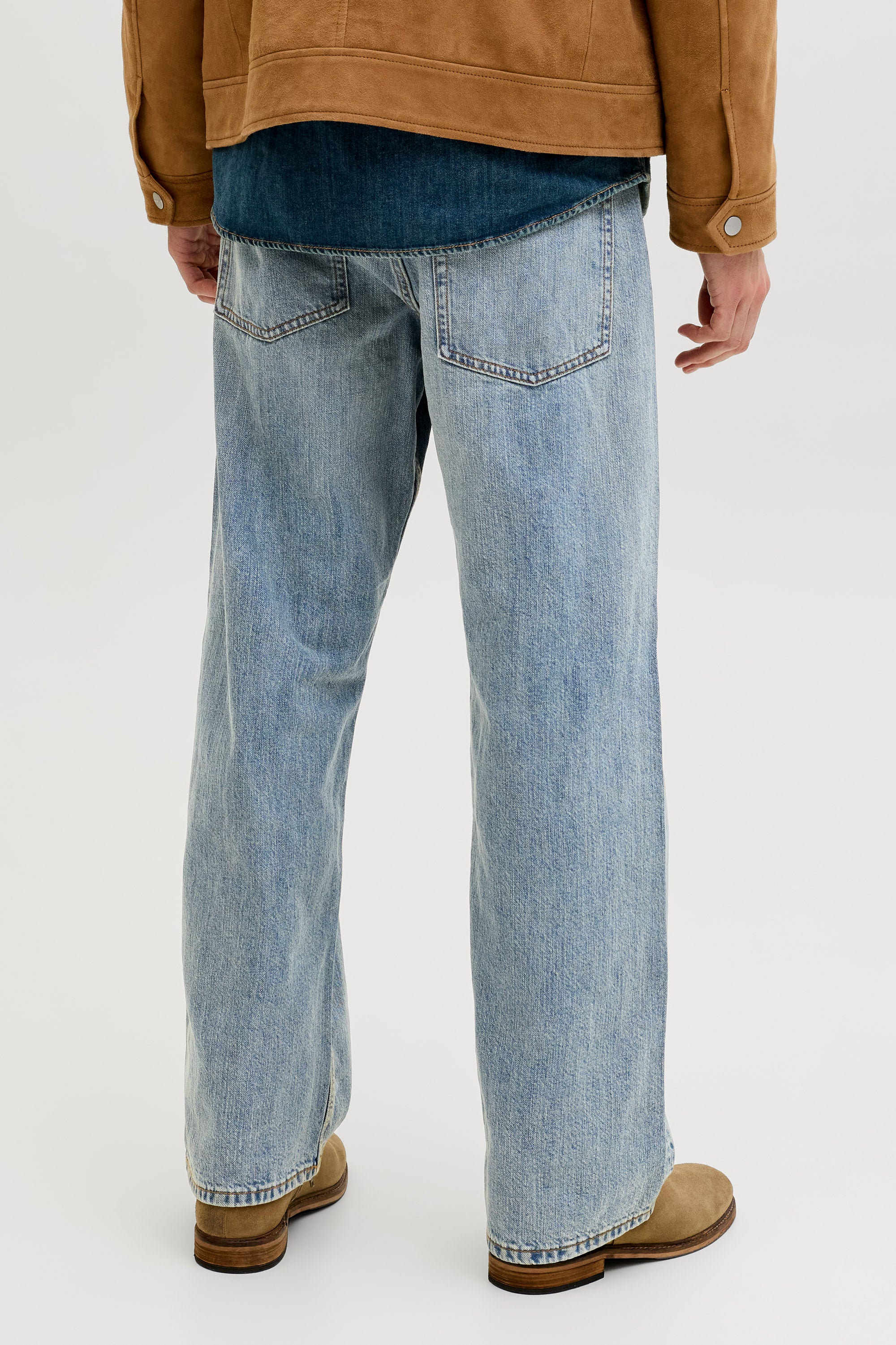 JJITED loose straight fit jeans L32 - Blue Denim