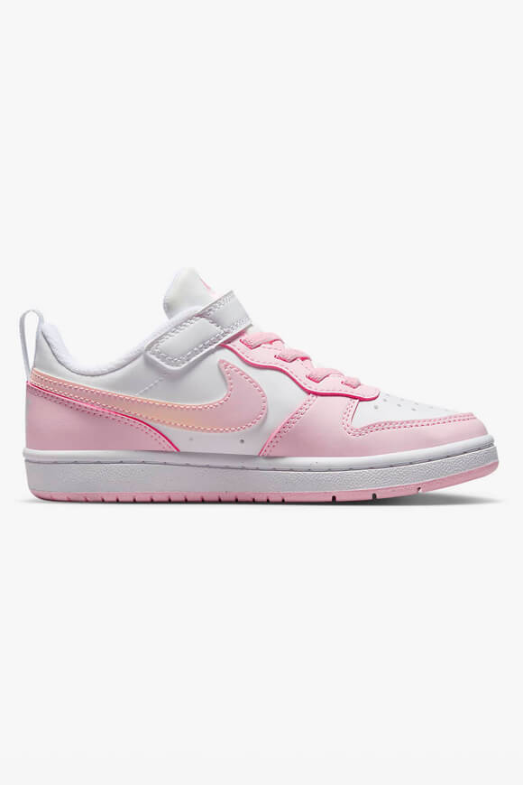 Sneaker Court Borough Recraft per bambini - Schiuma bianca e rosa