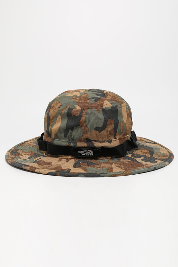 Cappello a tesa larga - Olive + Brown