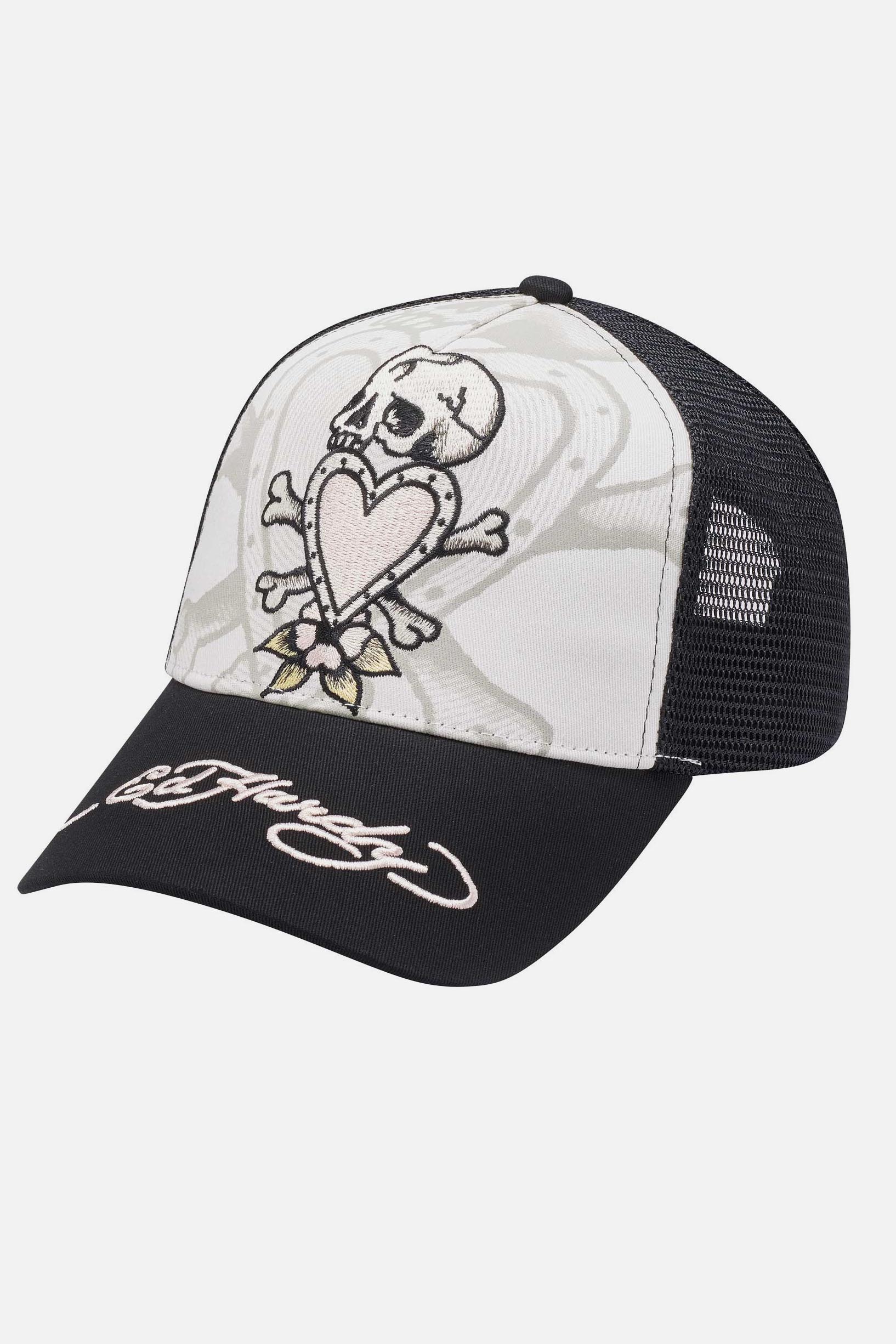 Trucker Cap / Snapback - Noir + Blanc