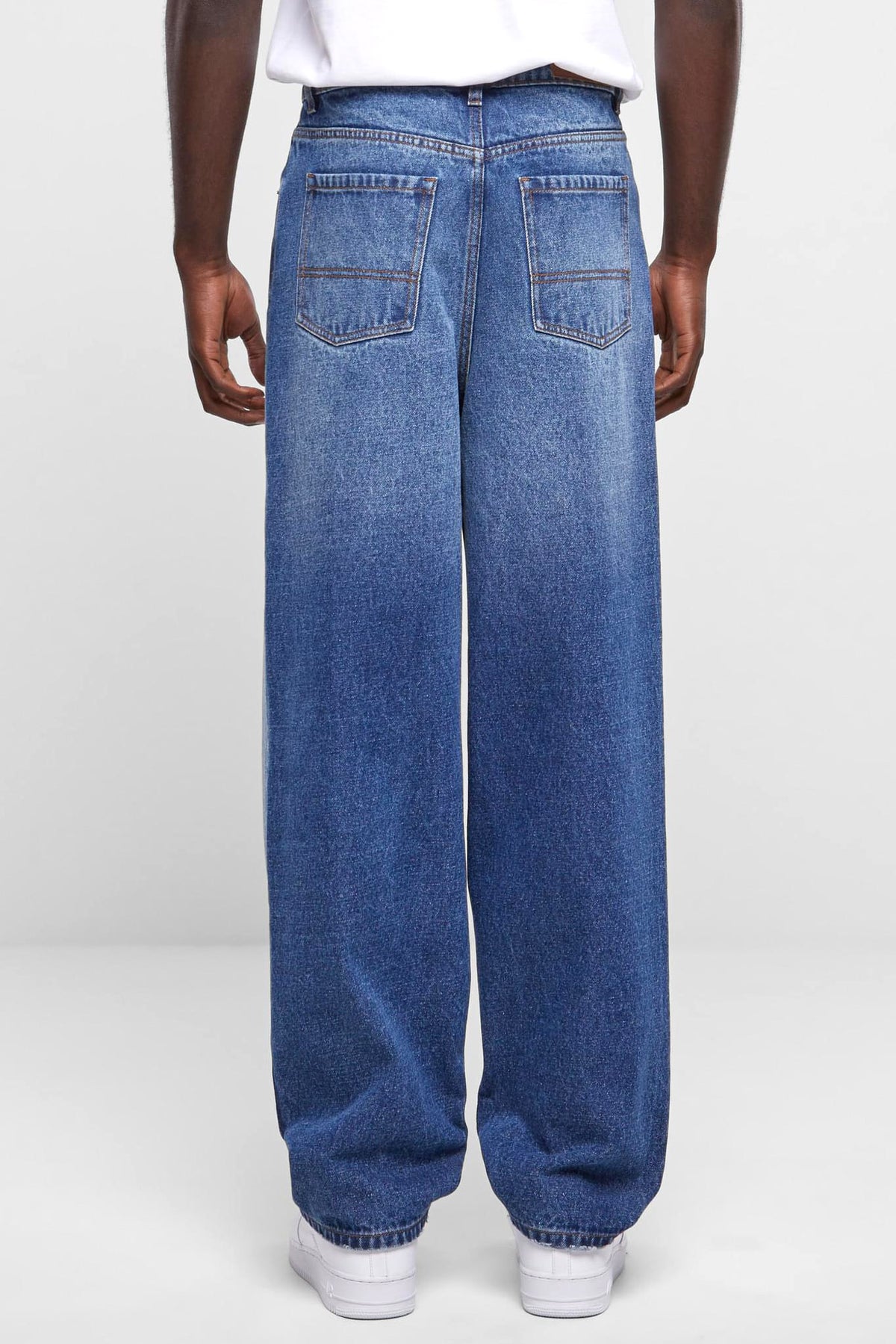 Baggy Fit Jeans L32 - New Mid Blue Washed