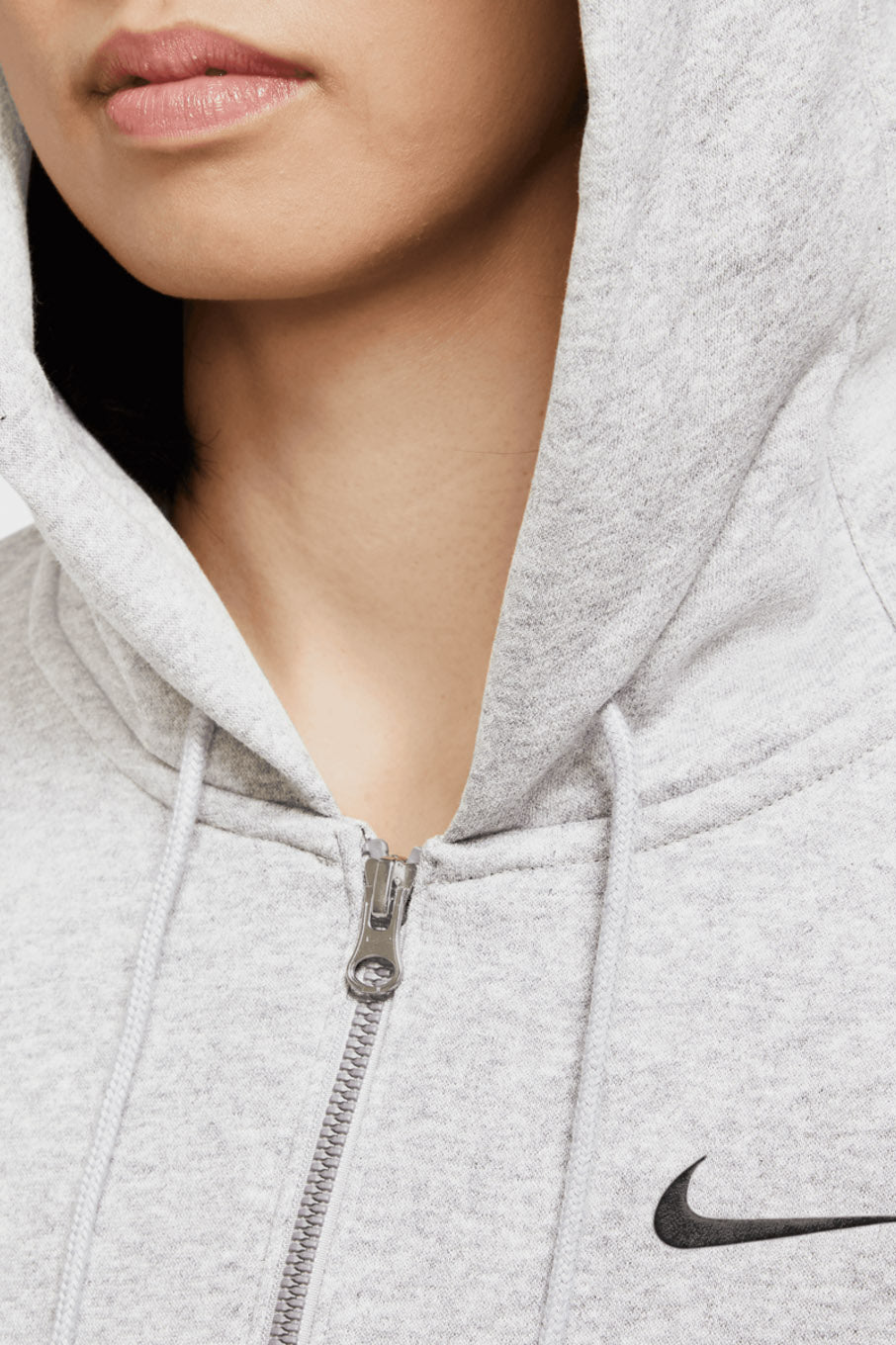Sportswear Phoenix Fleece loose zip-up hoodie - Birch Heather