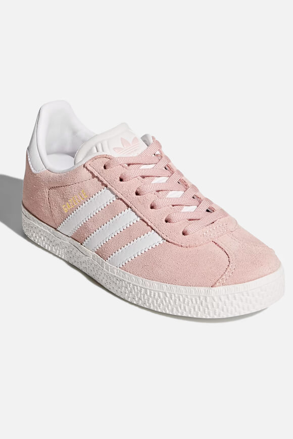 Gazelle Kids Sneaker - Icey Pink + Cloud White + Gold Metallic