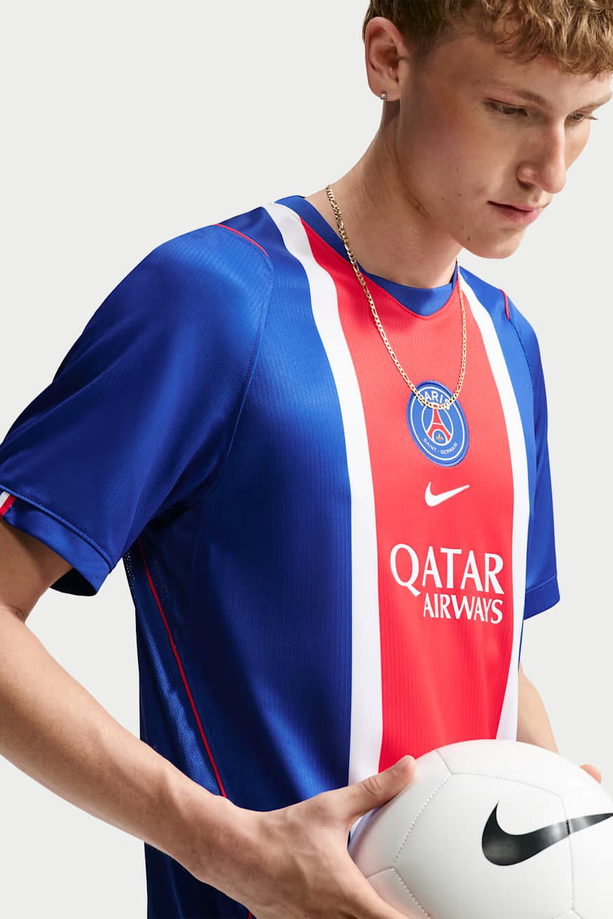 PSG 2026/27 t-shirt - Old Royal + University Red