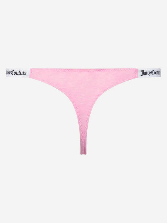 Dreierpack Strings - Black + Pink + White