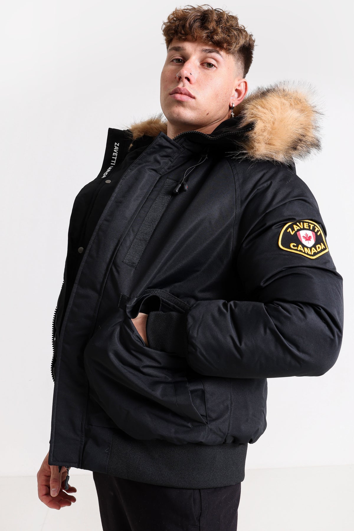 Abelli 2.0 padded bomber jacket - Jet Black