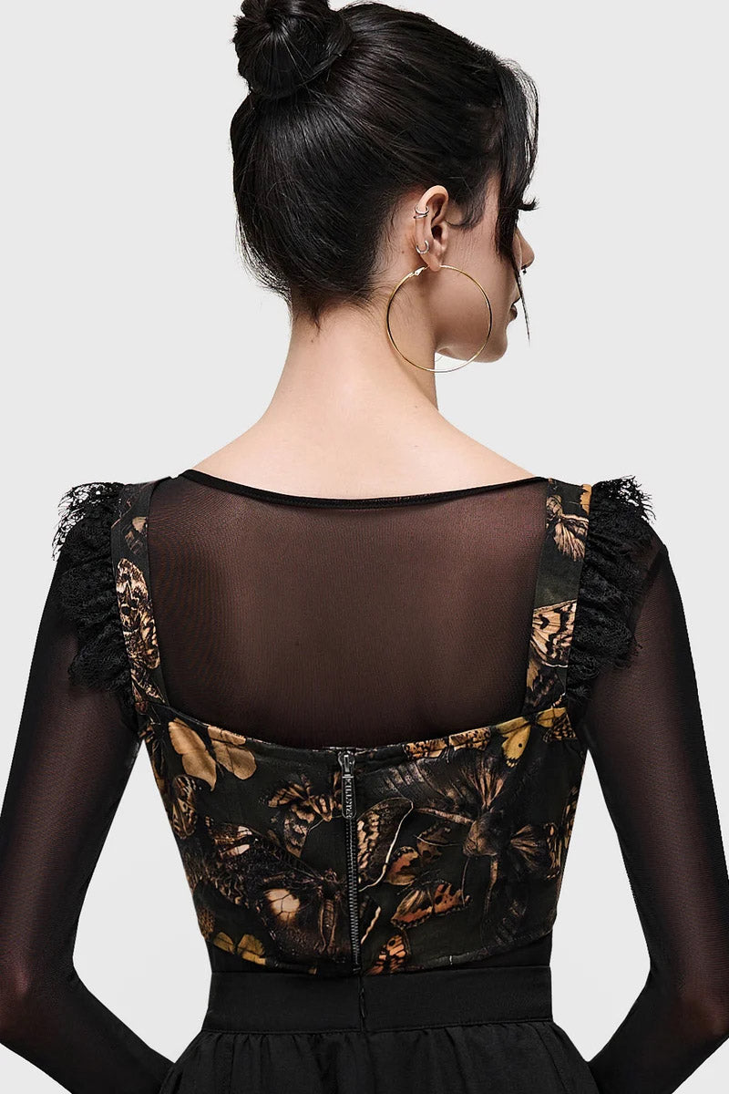 Mortelle top corset court - Multicolor