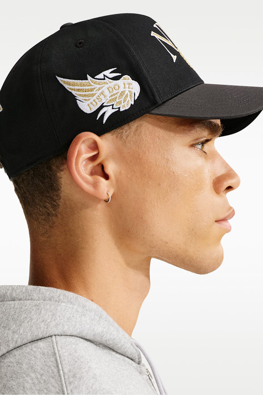 Snapback Cap - Black + Anthracite