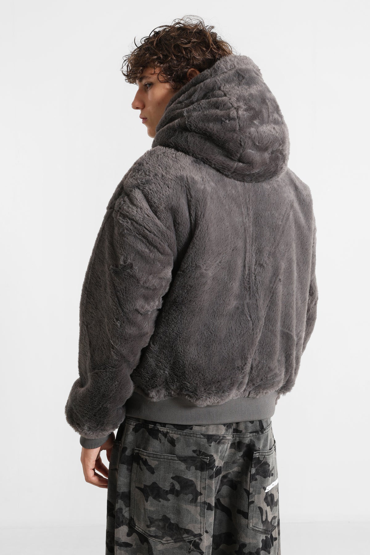 Wende-Bomberjacke - Grey