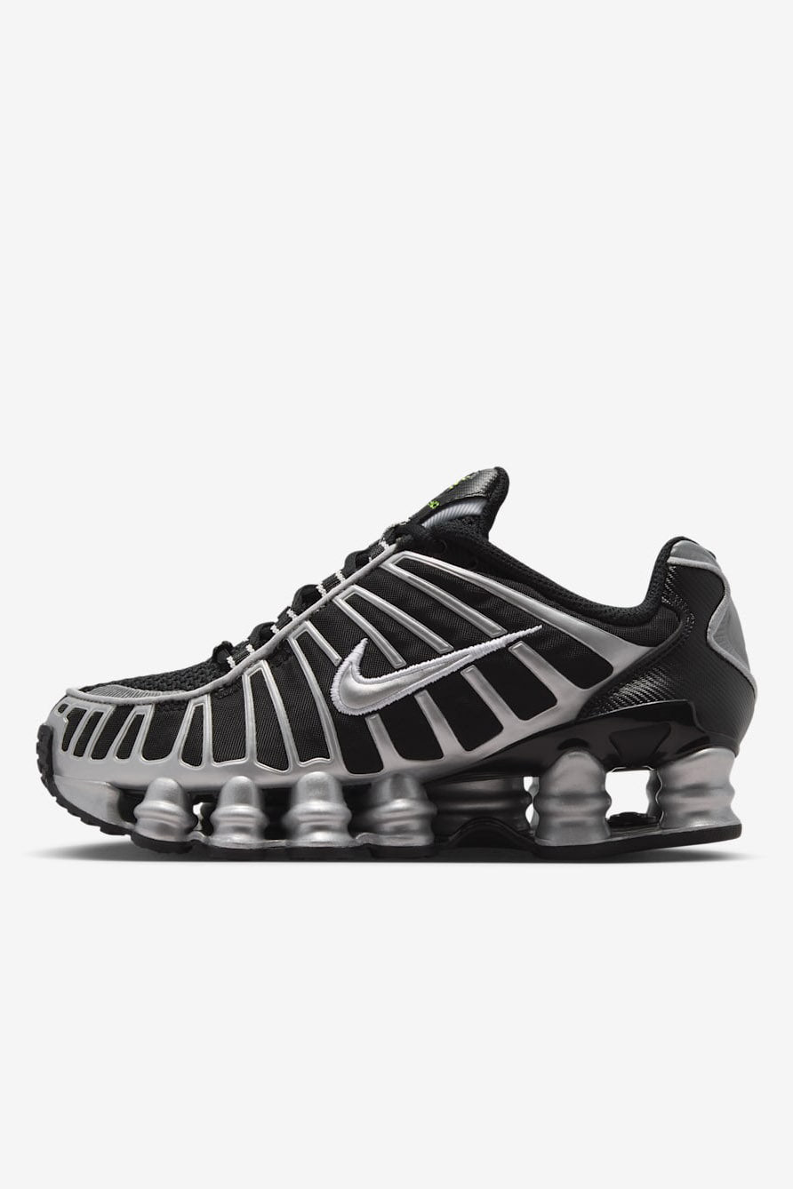 Shox TL Sneaker - Black + Volt Ice + Photon Dust + Metallic Silver
