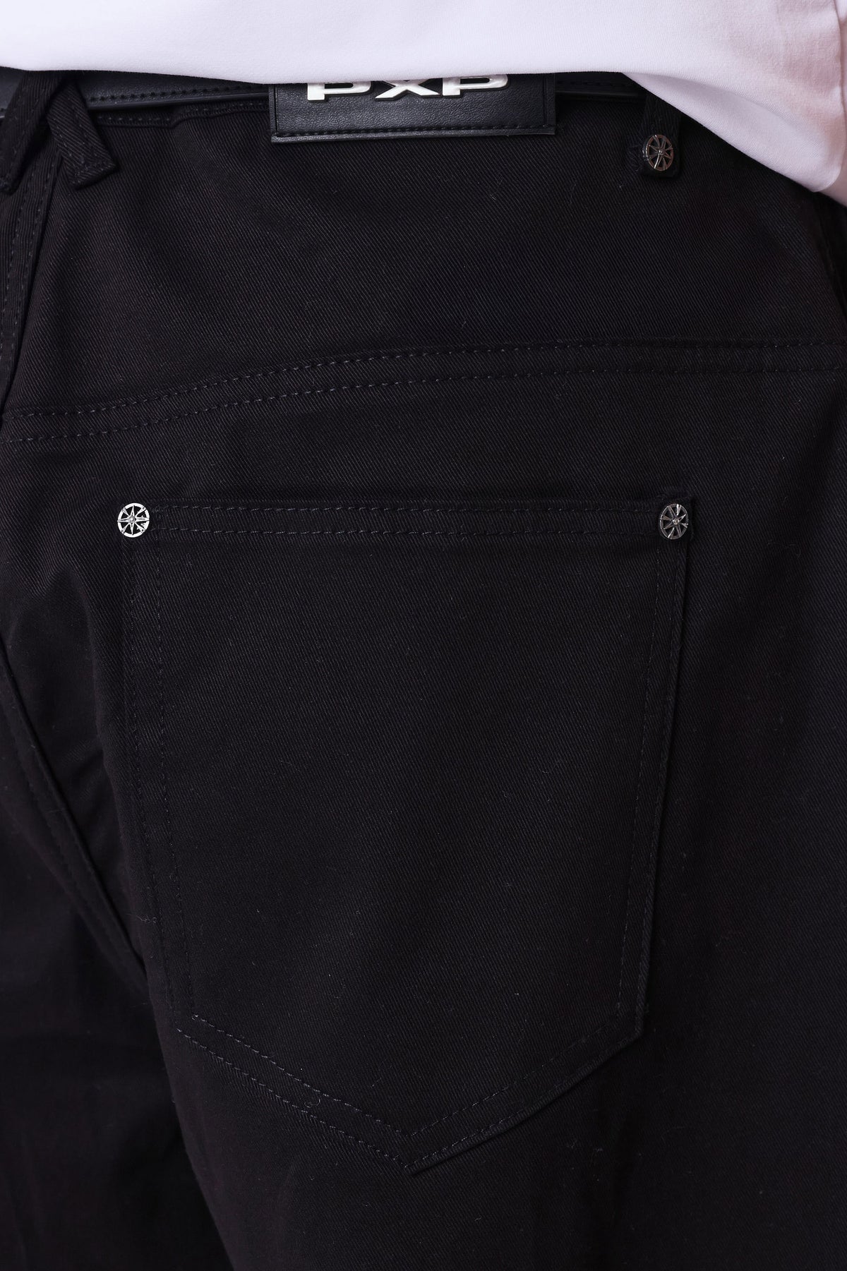 Barrel Fit Jeans - Black
