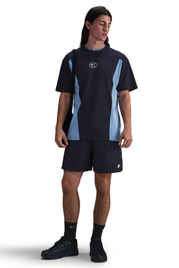 Air t-shirt ample - Obsidian + Blue Beyond
