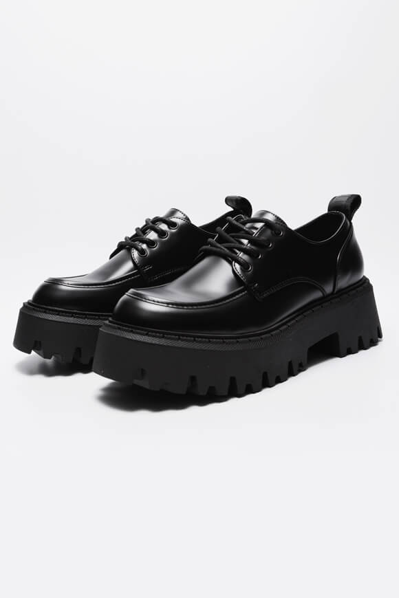 Aspen chaussures plateau à lacets - Black