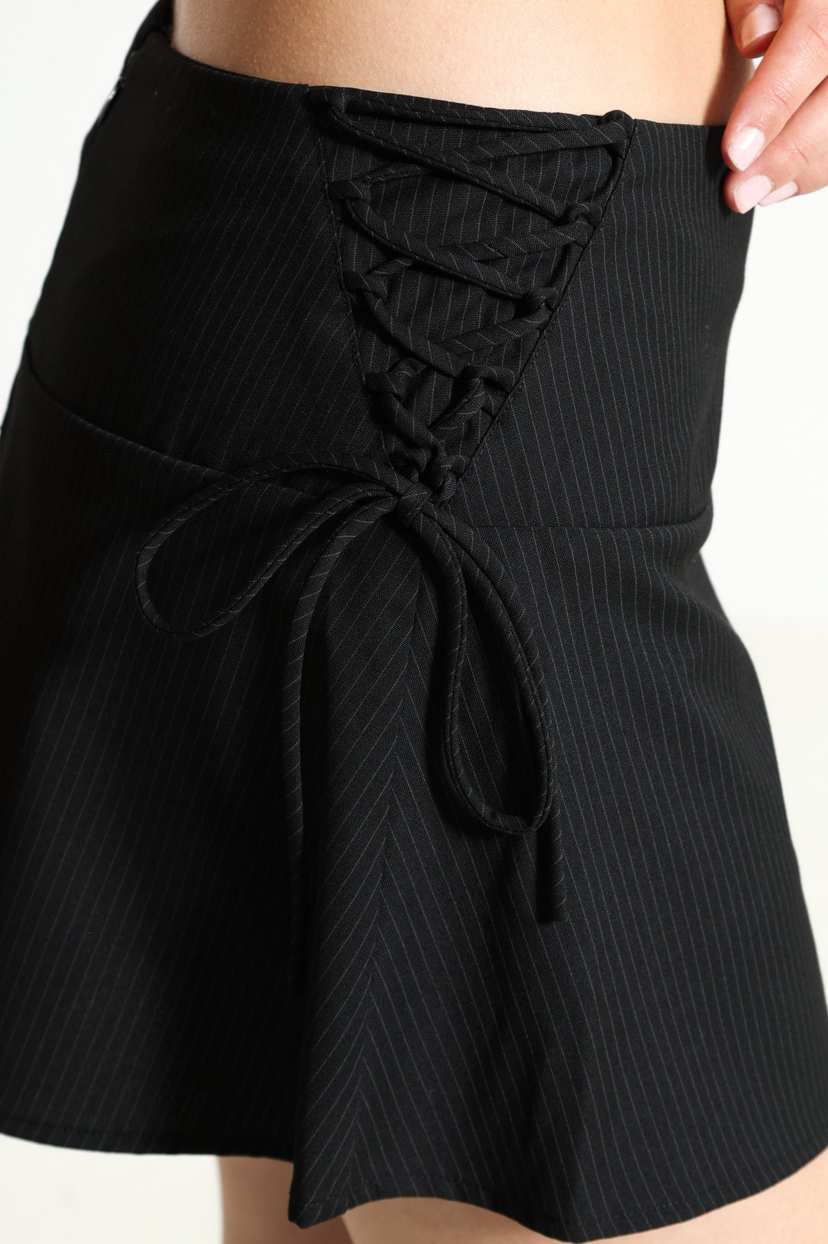 Mini jupe avec short intégré - Noir