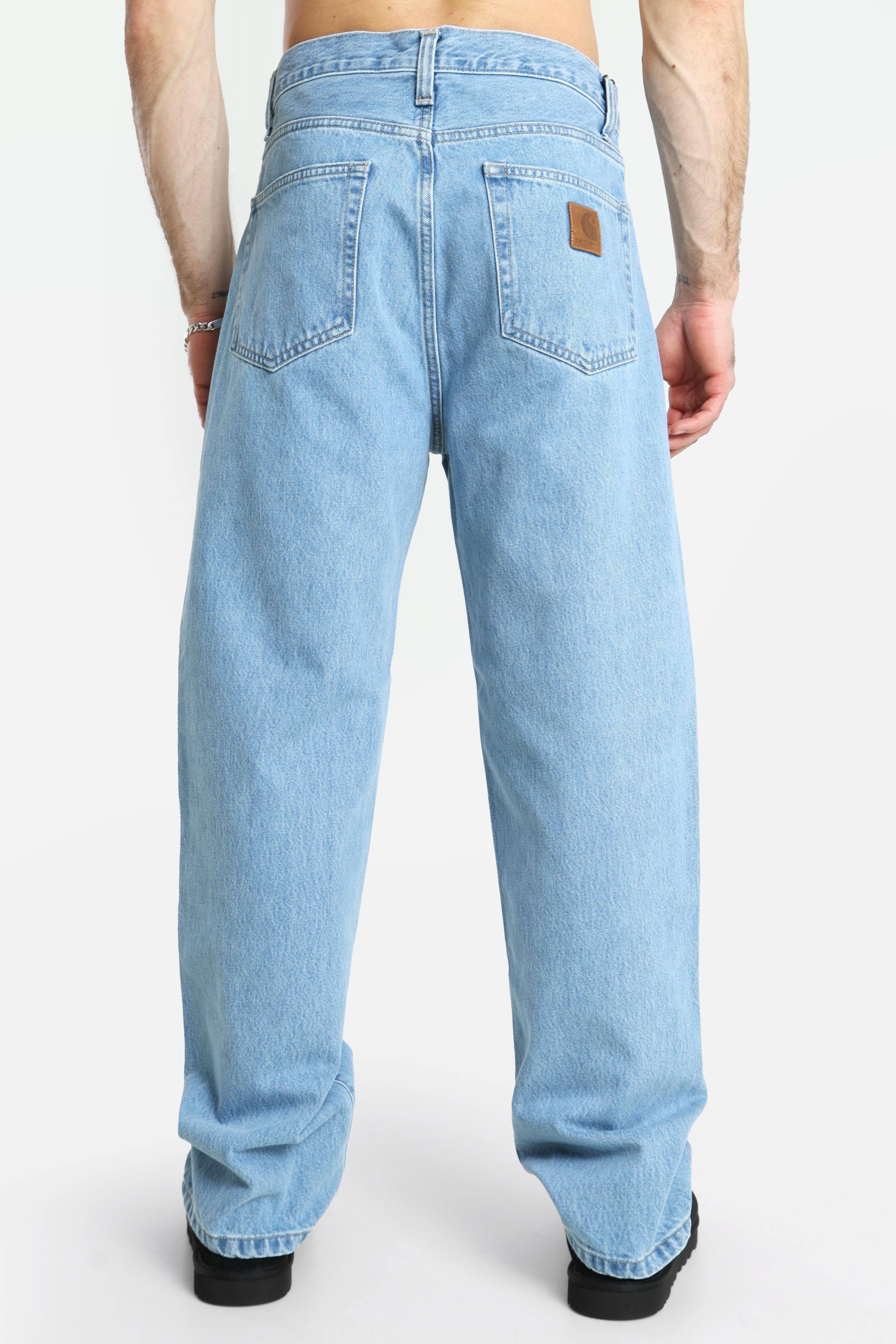 Aaron Straight Fit Jeans - Blue Stone Bleached