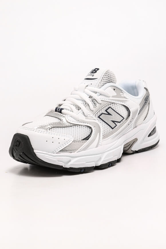 G530 Core Sneaker - White + Silver