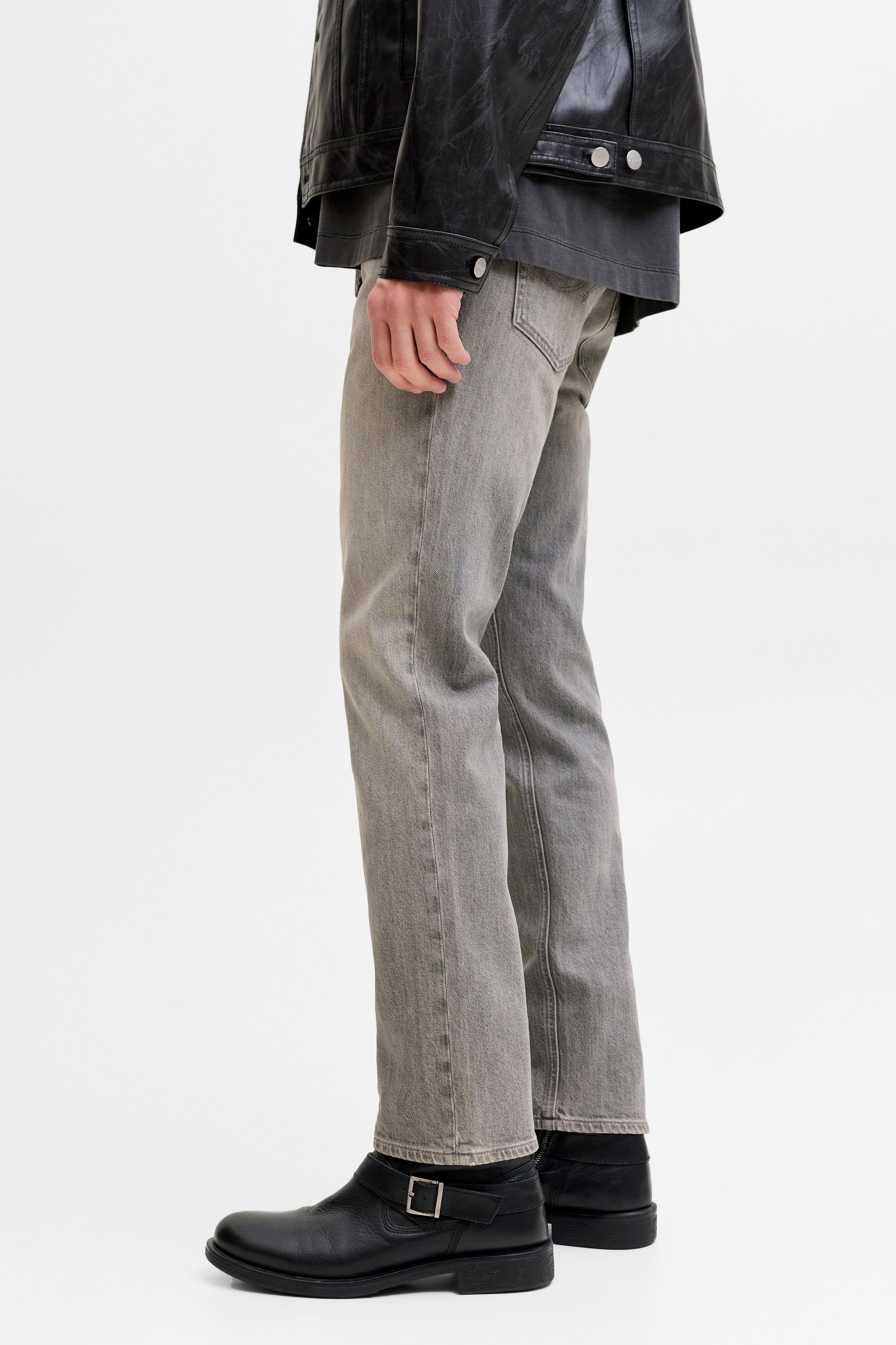 JJICLARK JJORGINAL Regular Fit Jeans L32 - Grey Denim