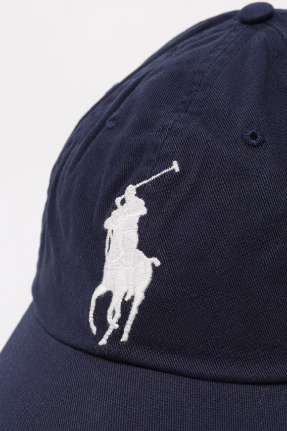 Strapback Cap - Navy + Weiss