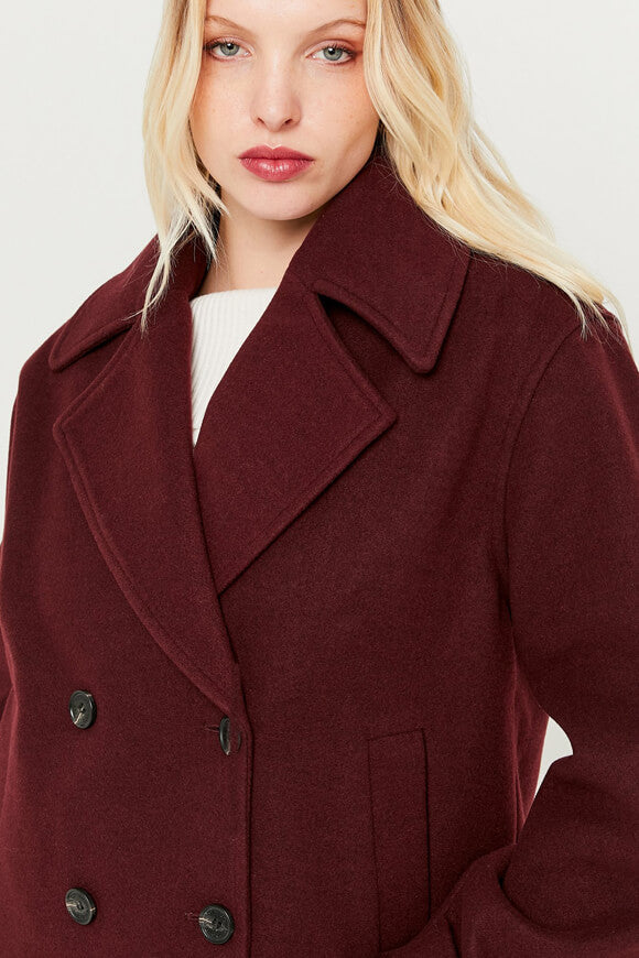 Short coat - Burgundy