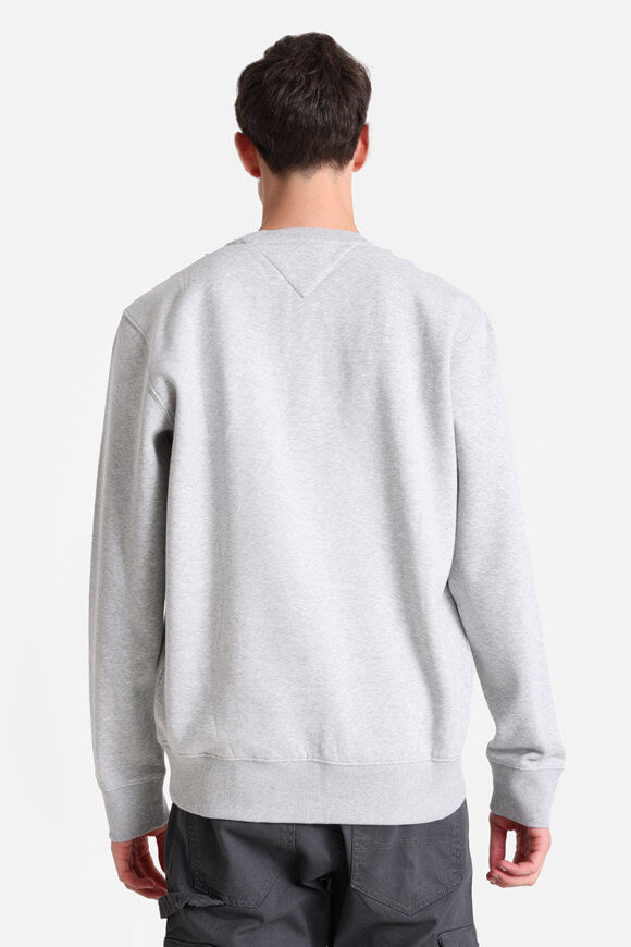 Flag Fleece Sweatshirt - gris clair chiné