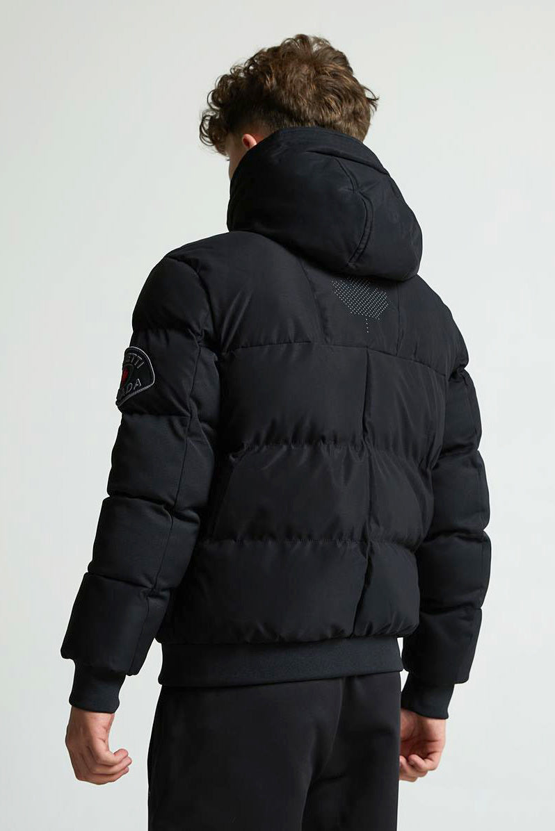 Zovetio Puffer Bomberjacke - Jet Black