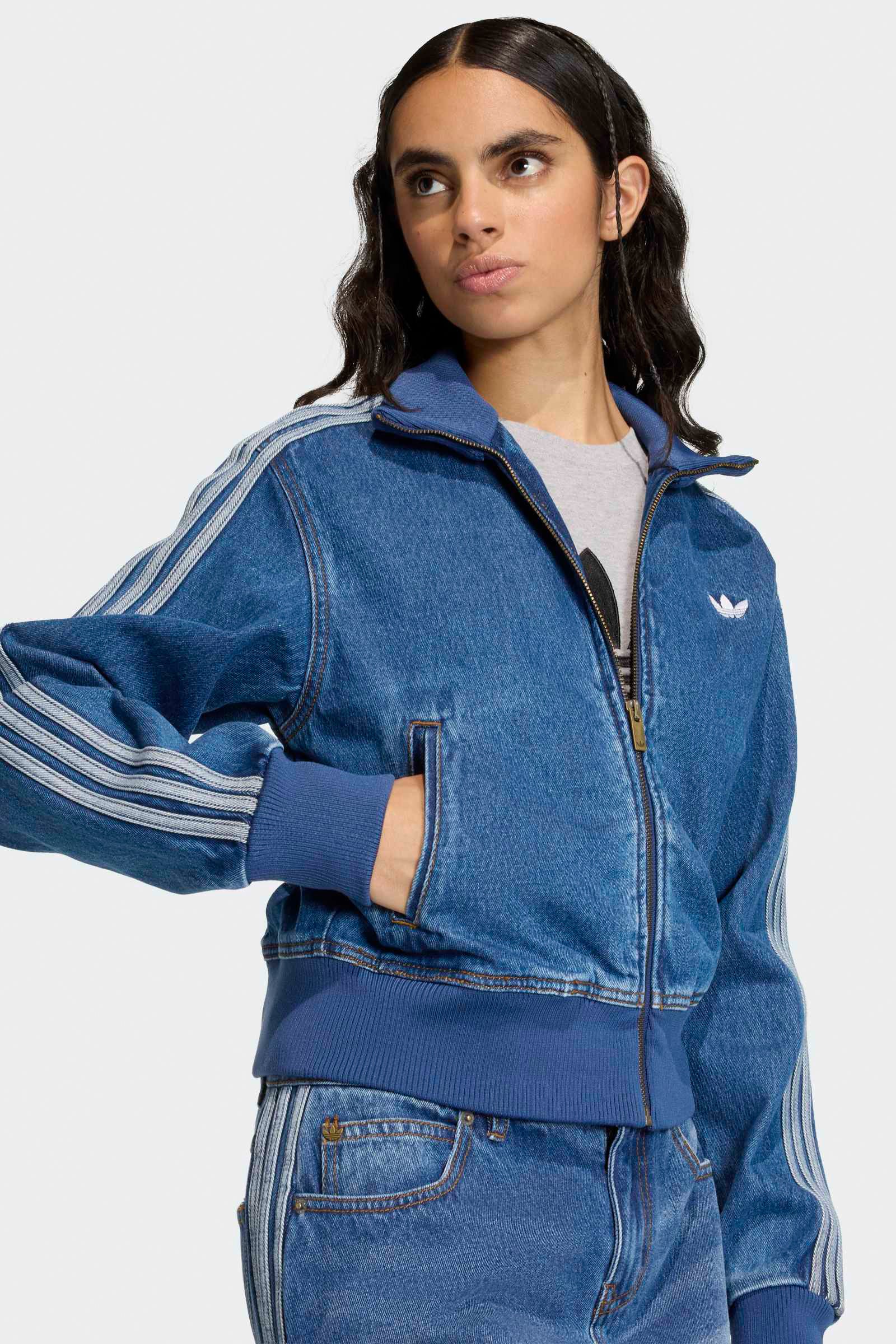 Firebird Jeans-Trainingsjacke - Blue Denim