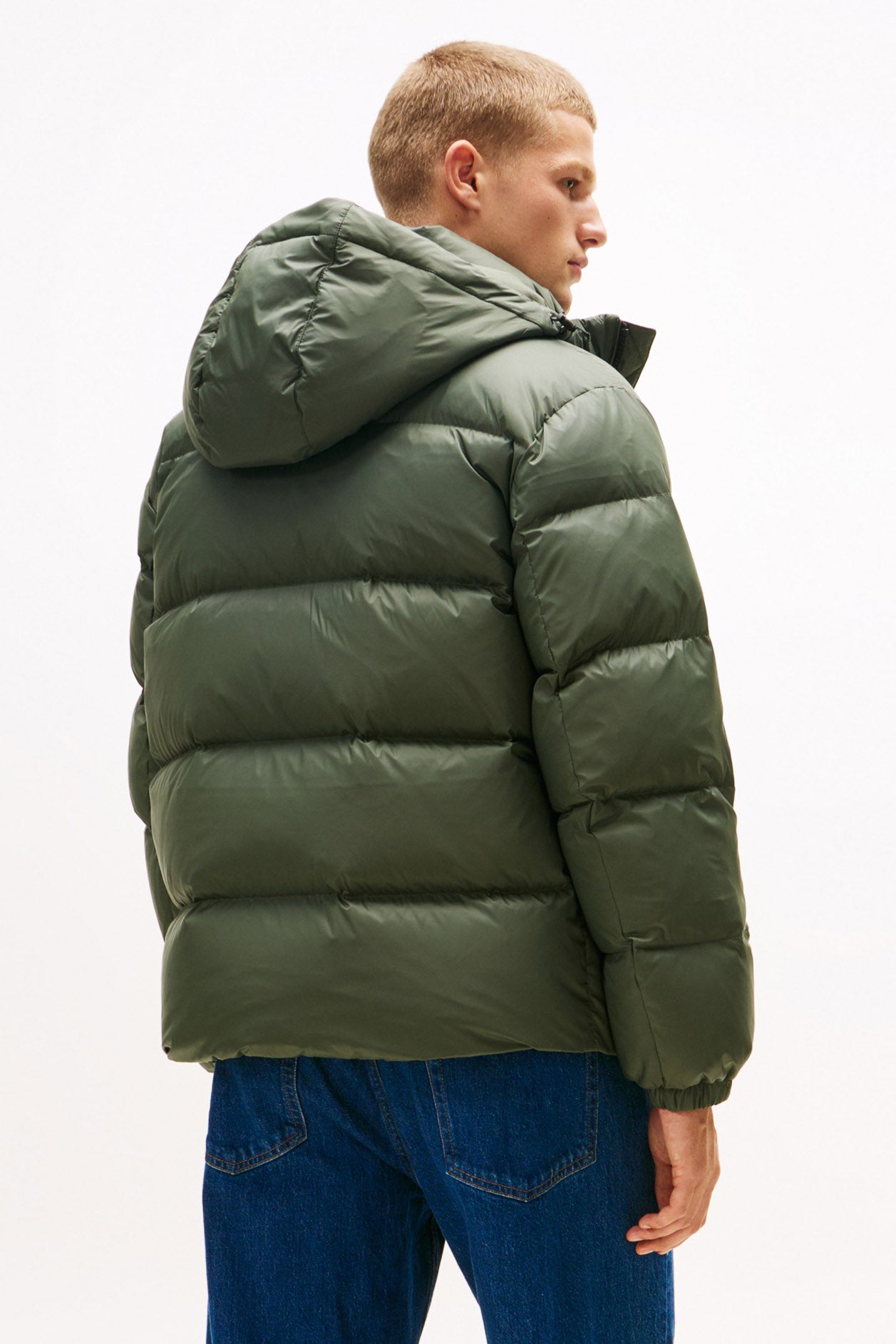 Puffer-Daunenjacke - Pewter Green