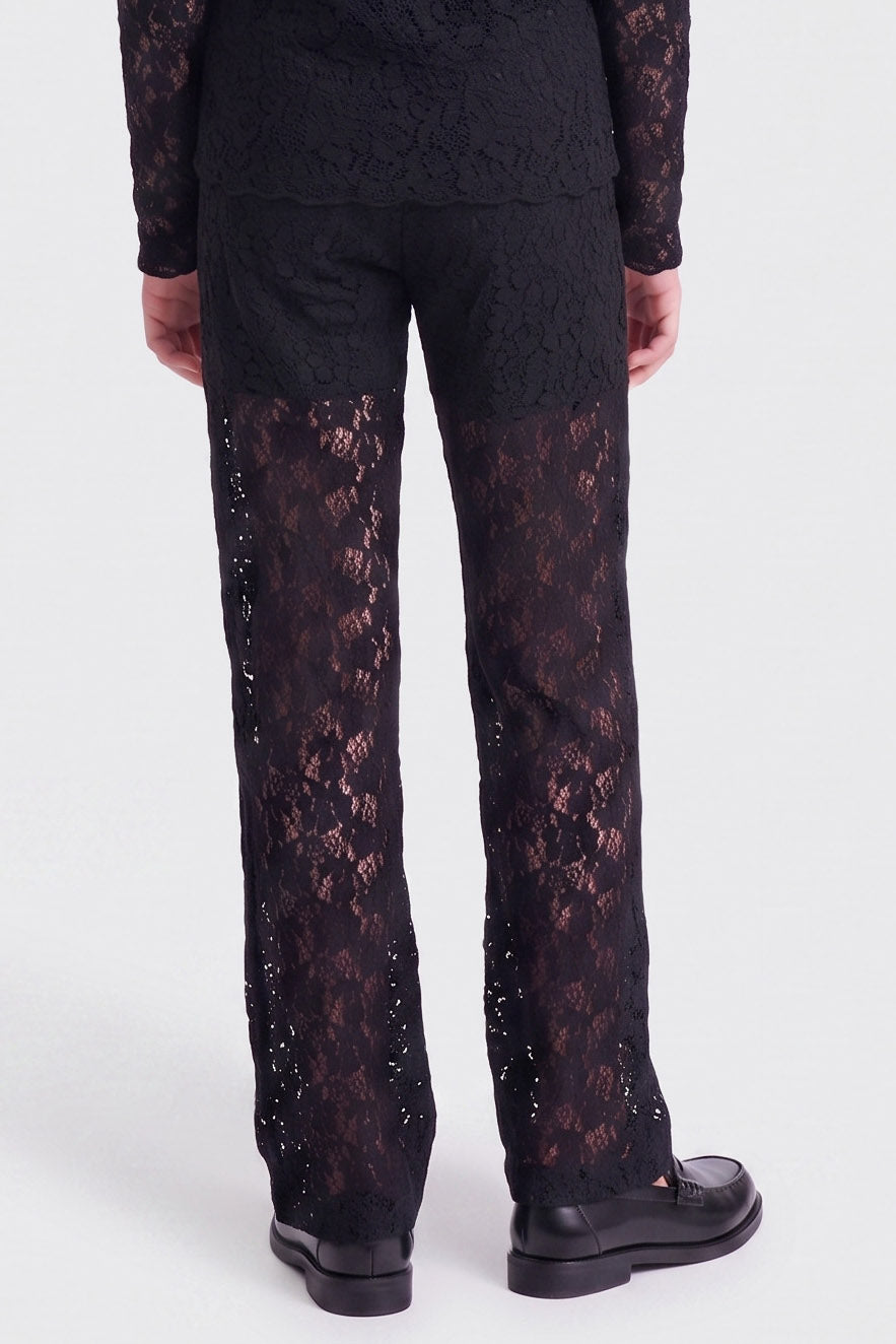 KOGLEIKA lace trousers - Black