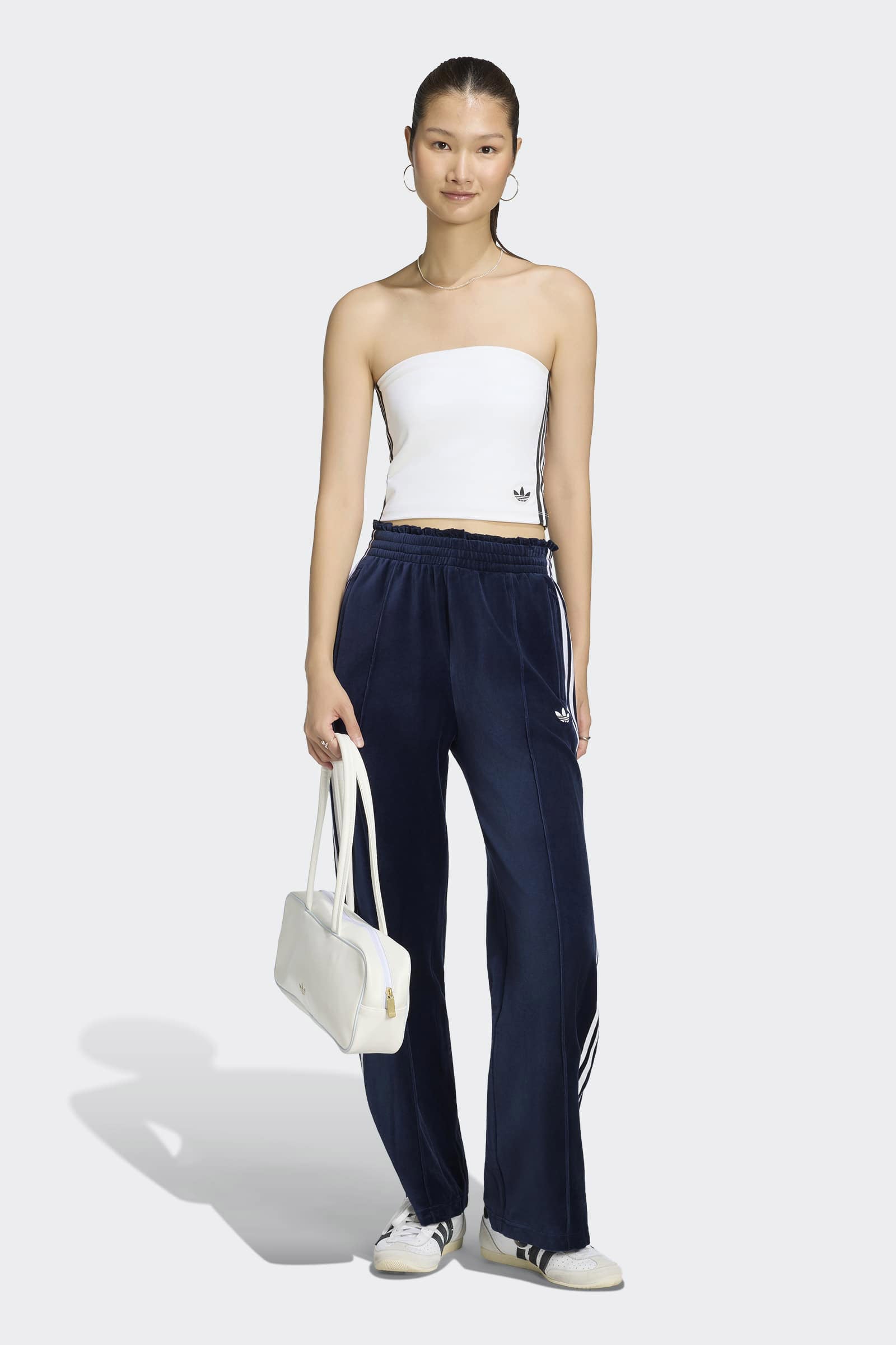 Samt Trainingshose - Collegiate Navy
