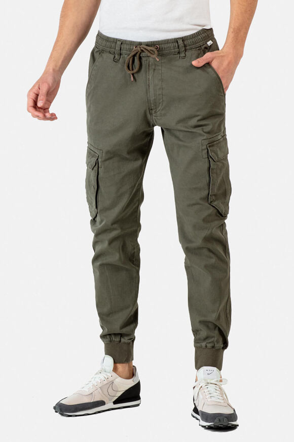 Reflex Rib Cargo Jogger Pant - Olive