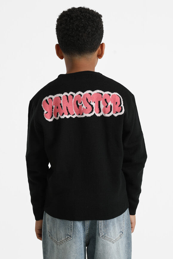 Pull en maille fine - Noir