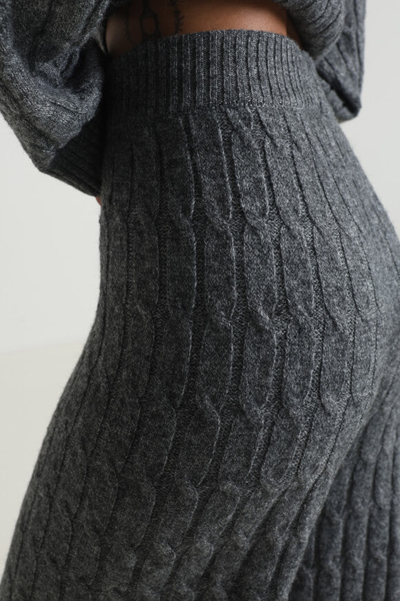 Strickhose - Dunkelgrau