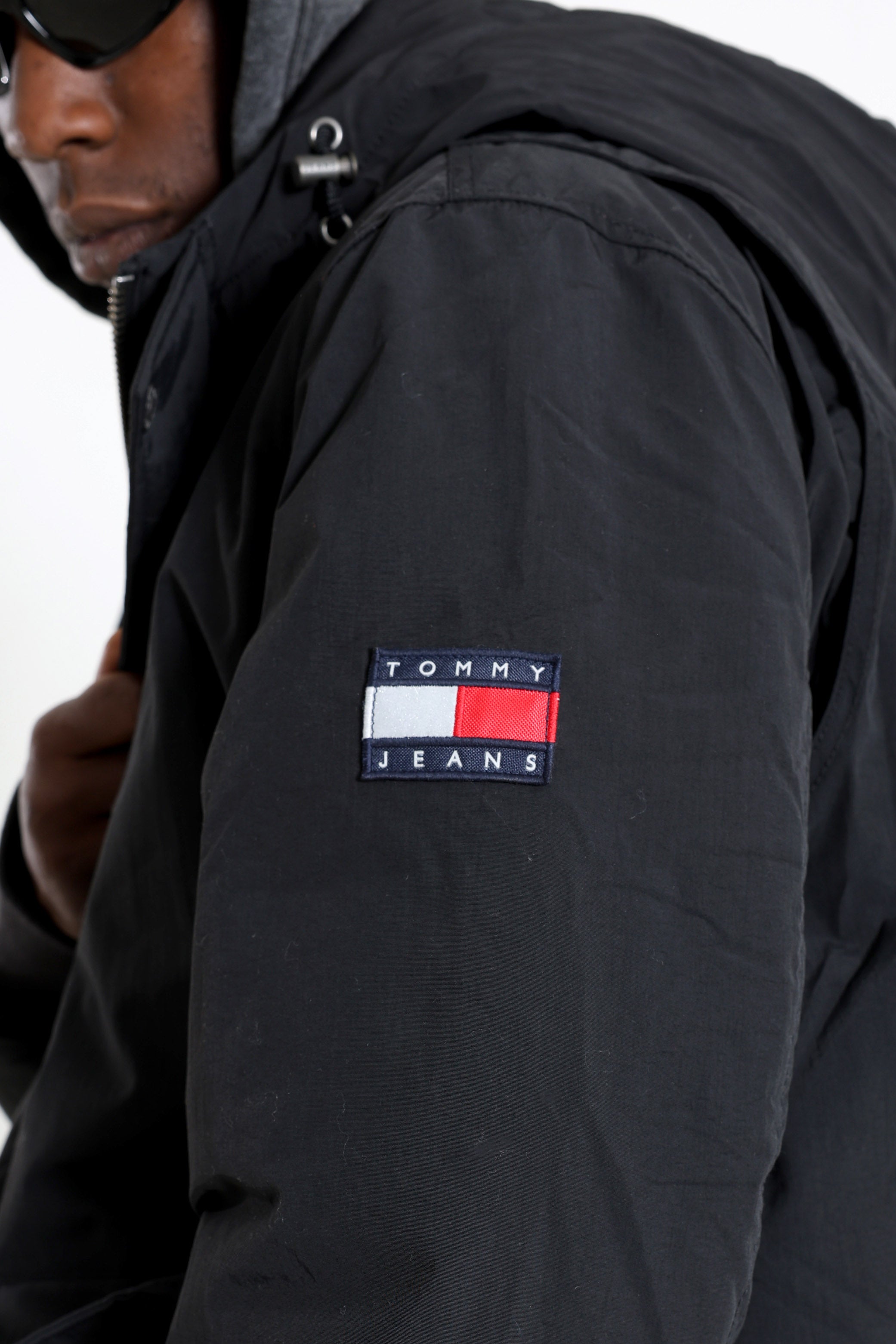 Wattierte Bomberjacke - Black