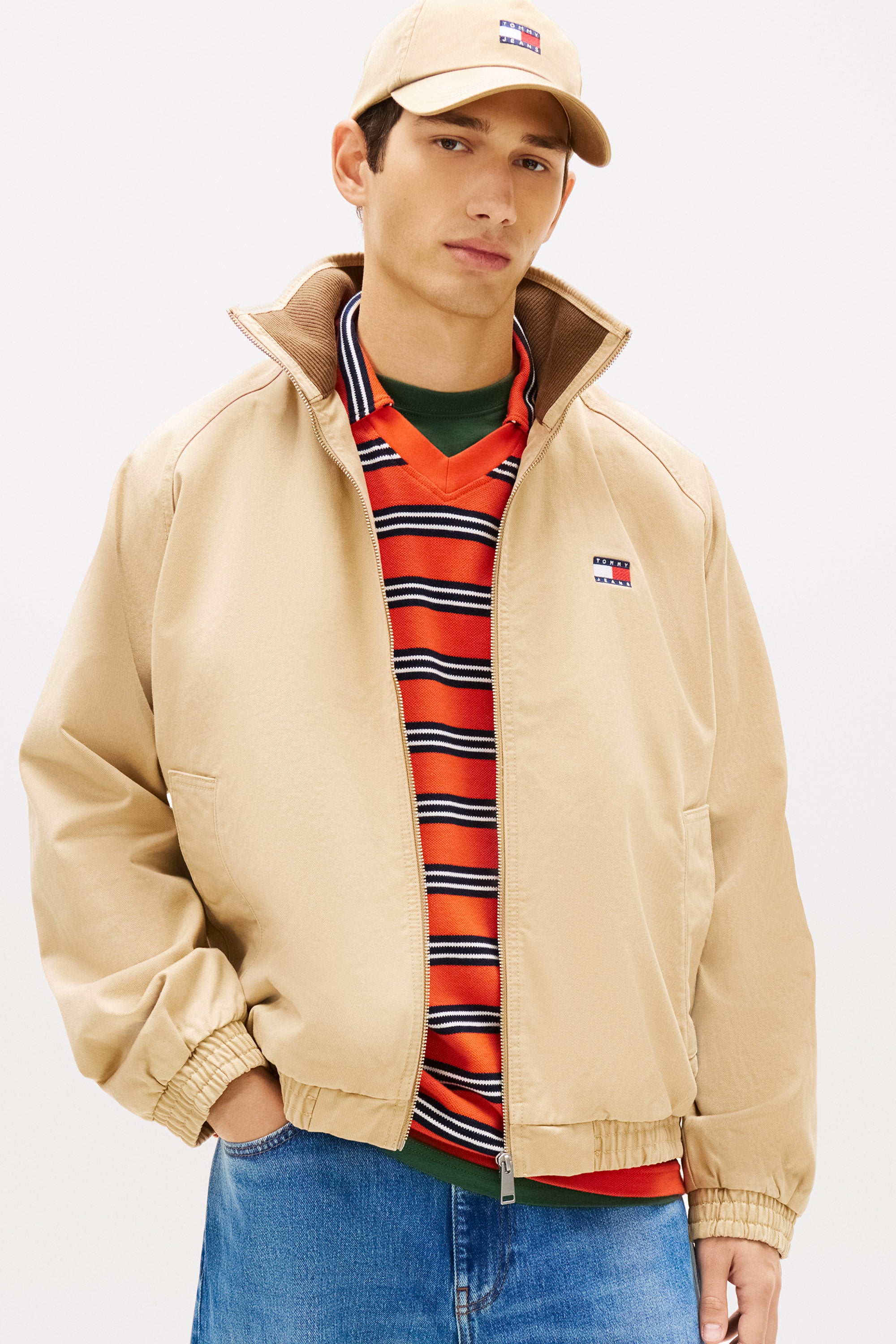 Leichte Jacke aus Twill - Gentle Gold